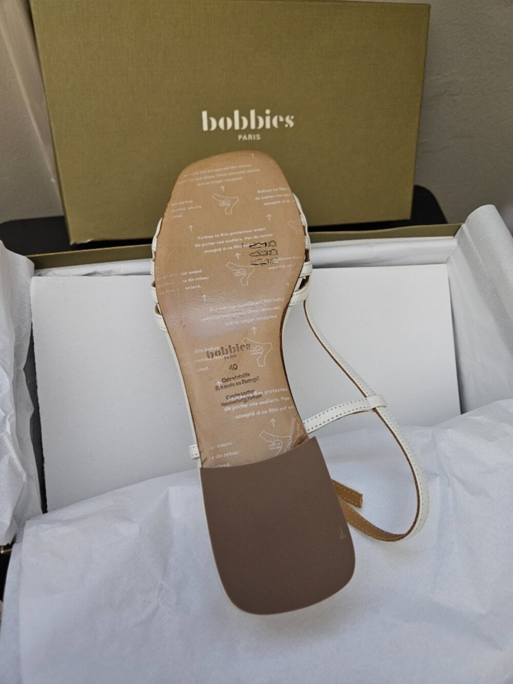 Bobbies Flat Sandals - Picture 2 of 4